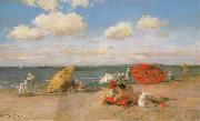 William Merrit Chase At the Seaside France oil painting artist